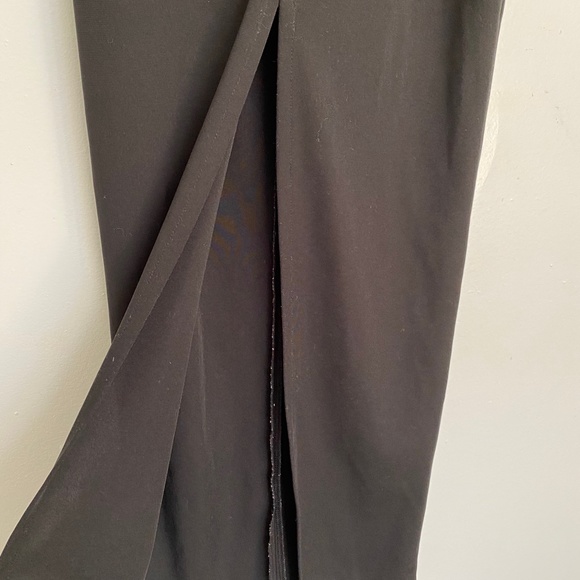 NWOT✨ H&M Maxi Skirt With Back Slit Black Size 2 - Picture 2 of 6